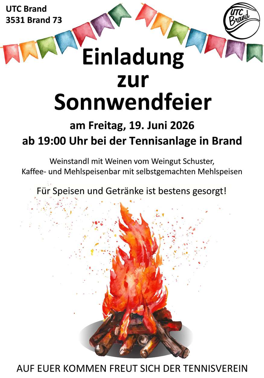 Sonnwendfeier Freitag 19. Juni